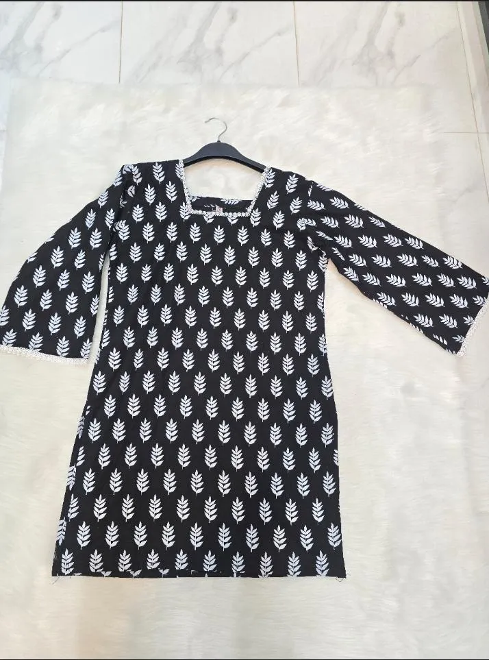 Print Cotton One-Piece Kurti