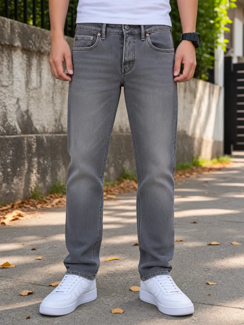 Premium Grey Denim Jeans