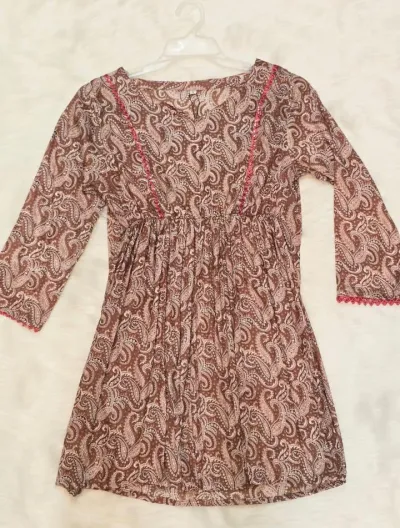 Print Cotton One-Piece