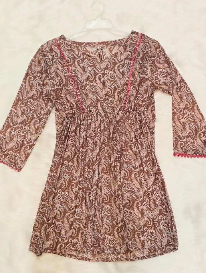 Print Cotton One-Piece