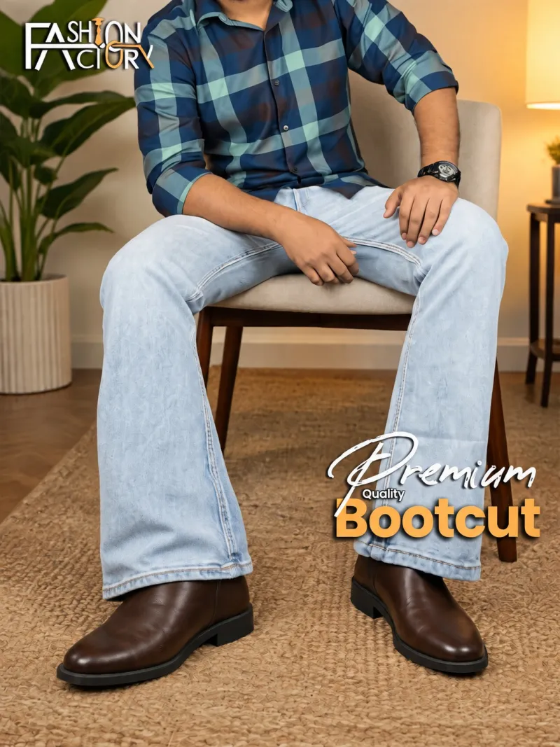 Premium Bootcut Pant – Light wash 