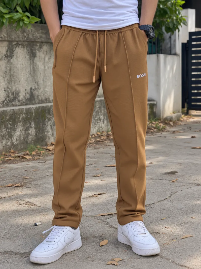 Premium Jogger Trouser -  Camel Brown