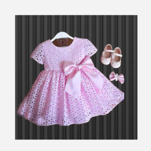 Baby Girl Party Dress Set with Accessories