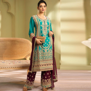 Elegant Embroidered Women’s Salwar Kameez Set