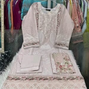 Elegant Ladies Embroidered Dress Set